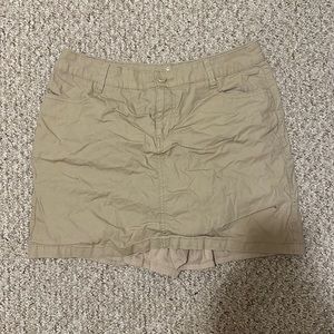 Tan Skort